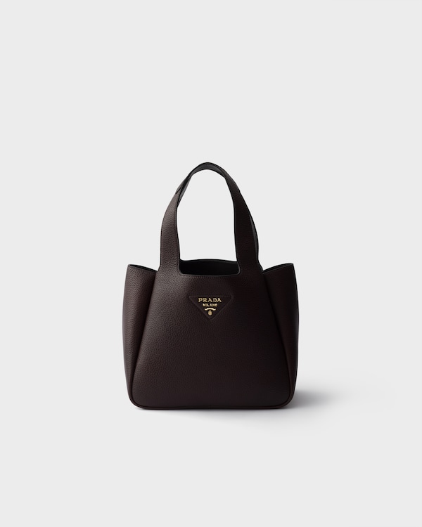 Prada Liaison small leather tote bag - Dark Brown Prada Liaison small leather tote bag - Dark Brown
