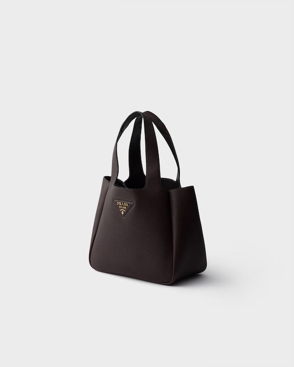 Prada Liaison small leather tote bag - Dark Brown Prada Liaison small leather tote bag - Dark Brown