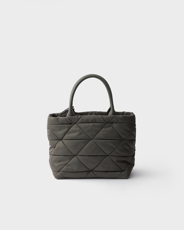 Padded Re-Nylon tote bag - Mercury Gray Padded Re-Nylon tote bag - Mercury Gray