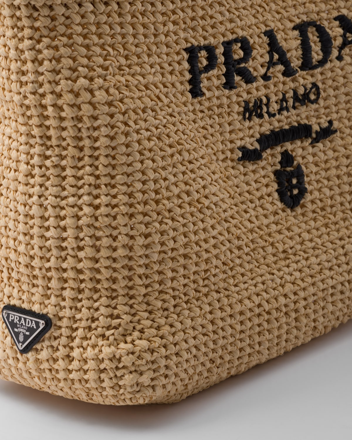 Natural Crochet Tote Bag PRADA
