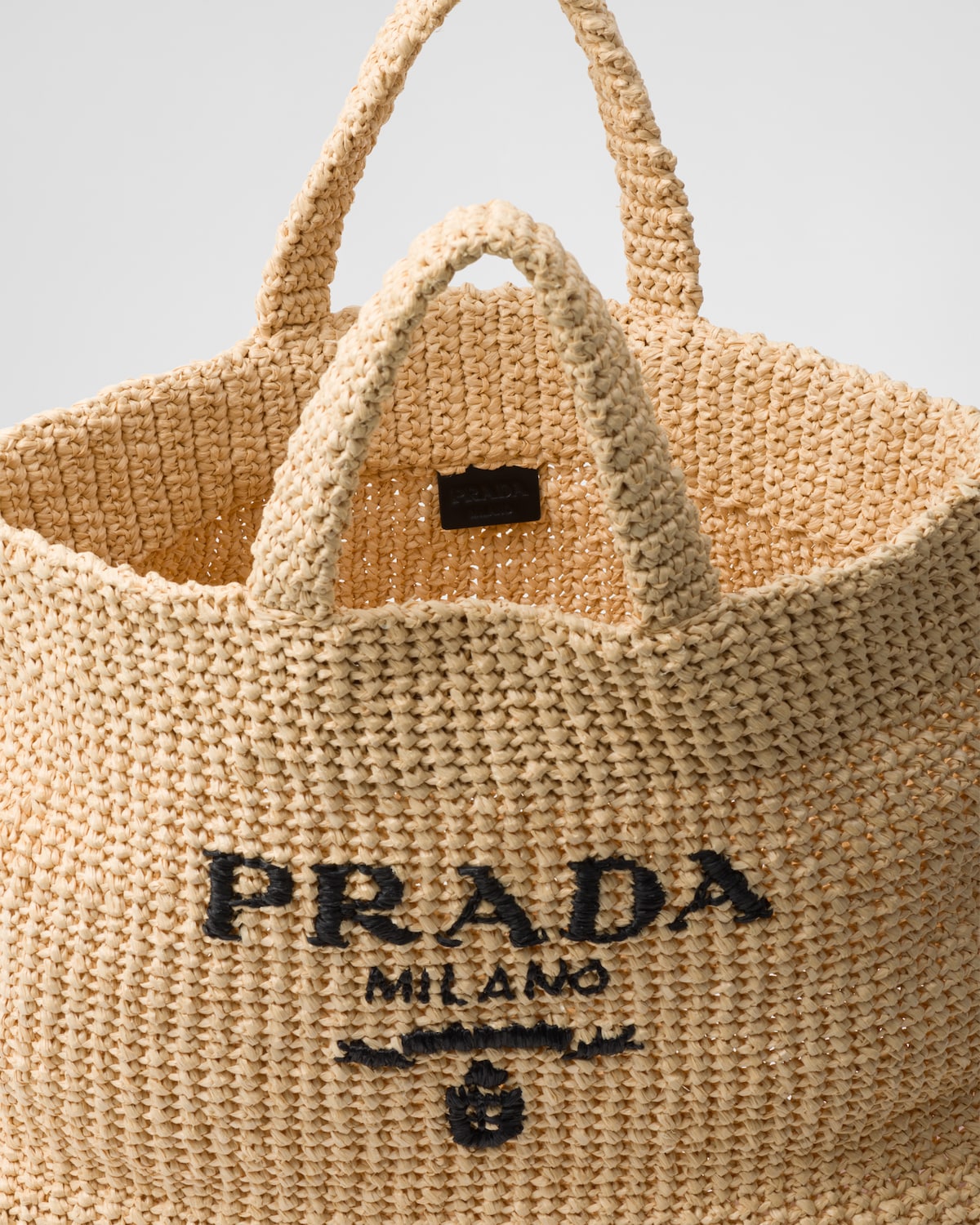 Prada Large Crochet Tote Bag