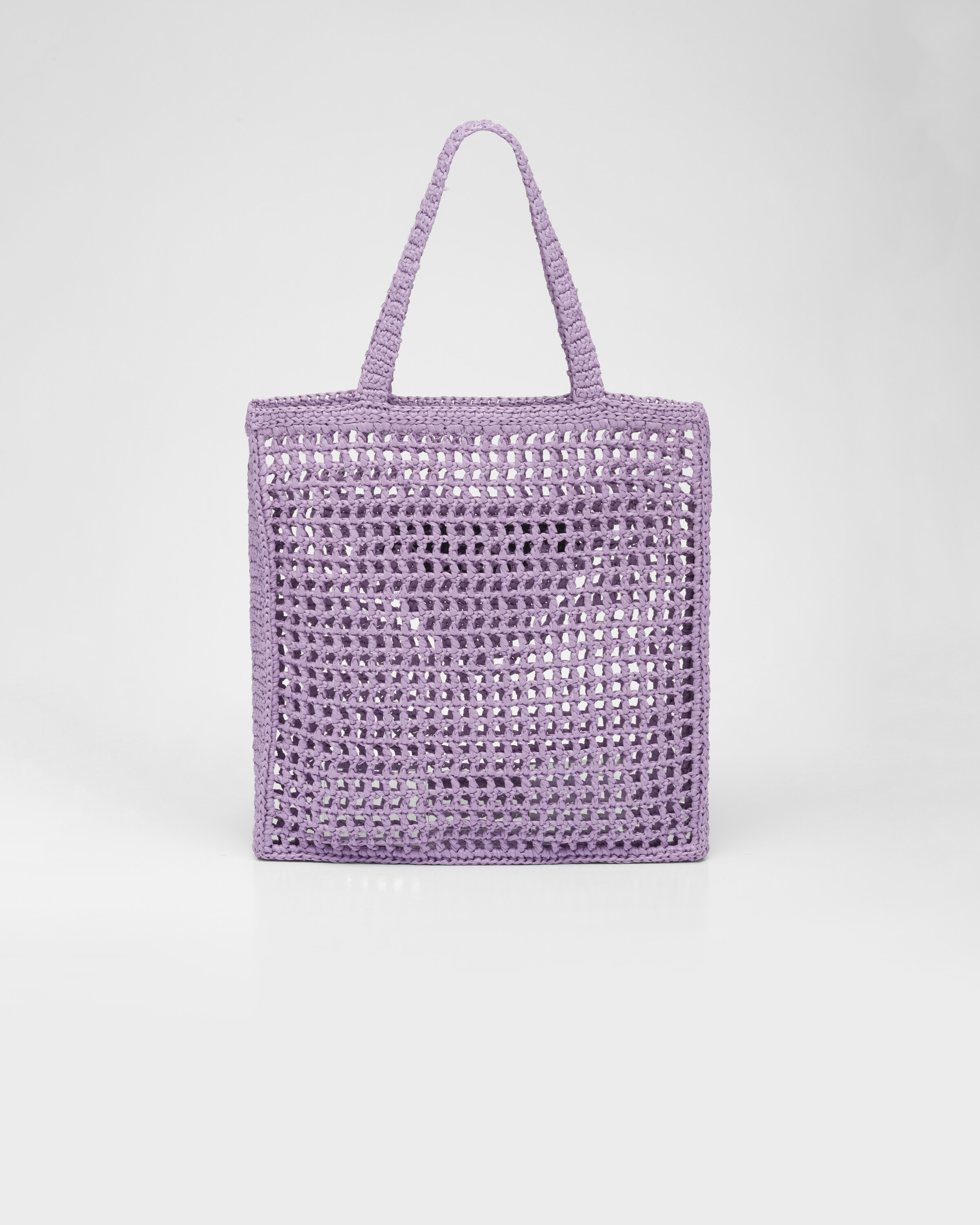 ライトペールパープル クロシェ トートバッグ | PRADA