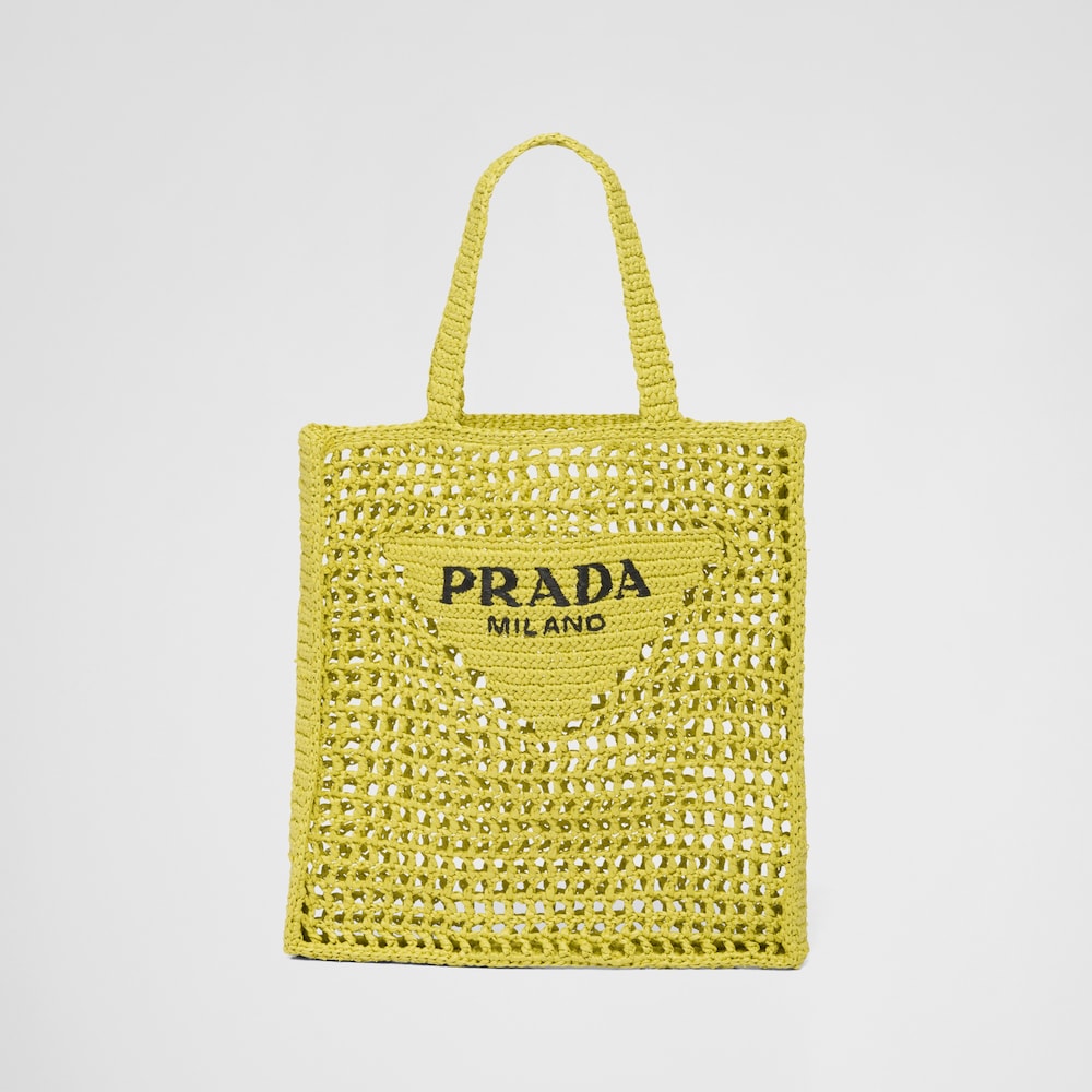 Prada Borsa shopping in rafia 1