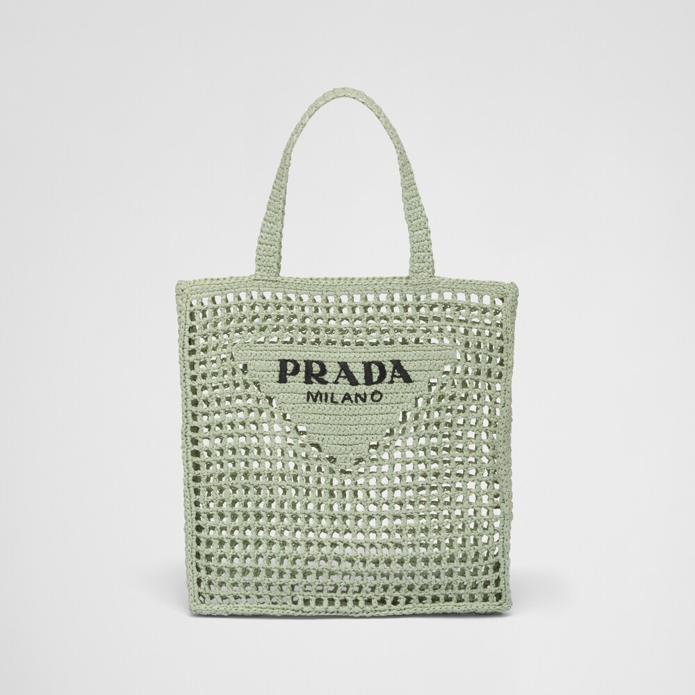 Prada Gehäkelte Tote Bag 1
