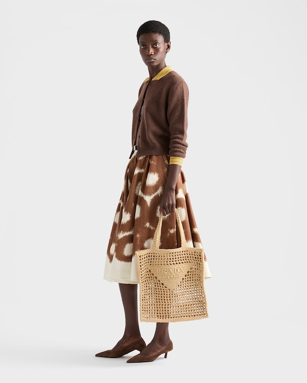 Crochet tote bag - Tan Crochet tote bag - Tan