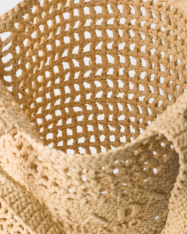 Crochet tote bag - Tan Crochet tote bag - Tan