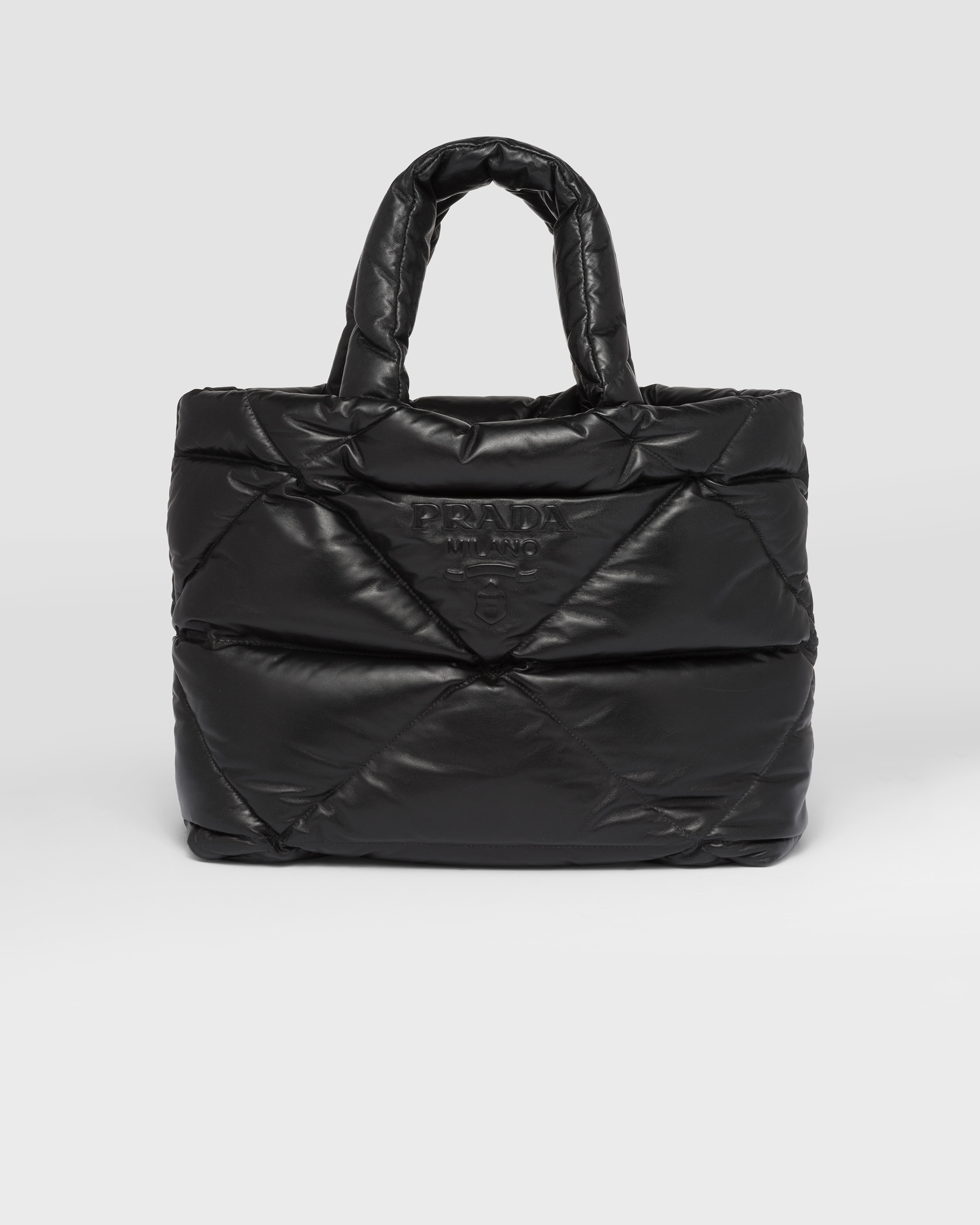 prada padded tote bag