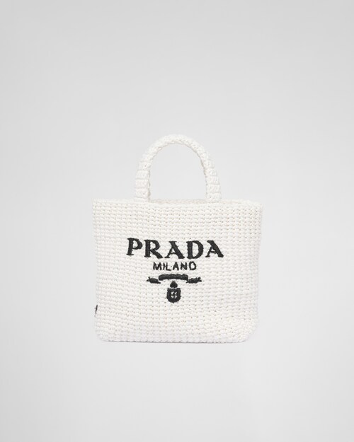 Prada Small raffia tote bag 1