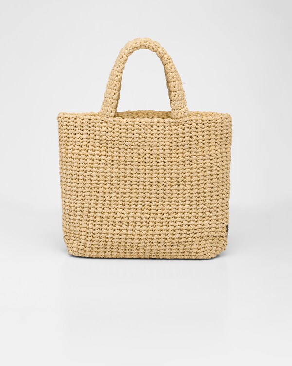 Small crochet tote bag - Natural Small crochet tote bag - Natural