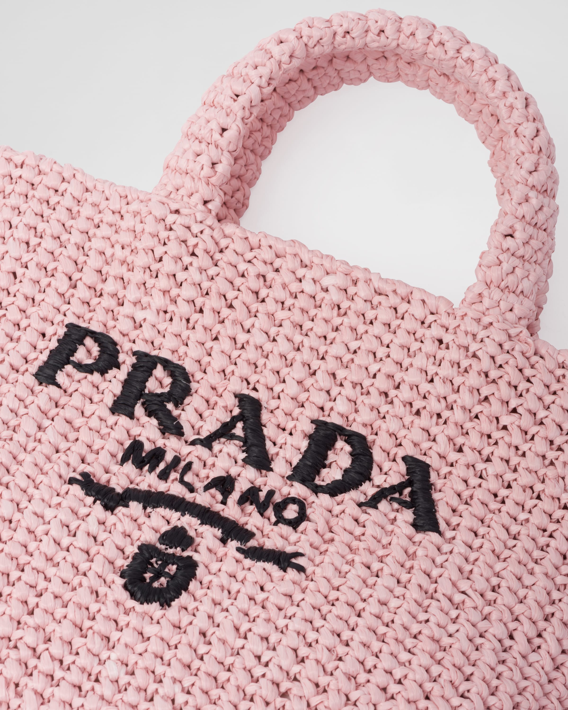ピンク スモール クロシェ トートバッグ | PRADA