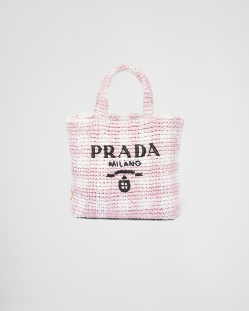 ピンク スモール クロシェ トートバッグ | Prada