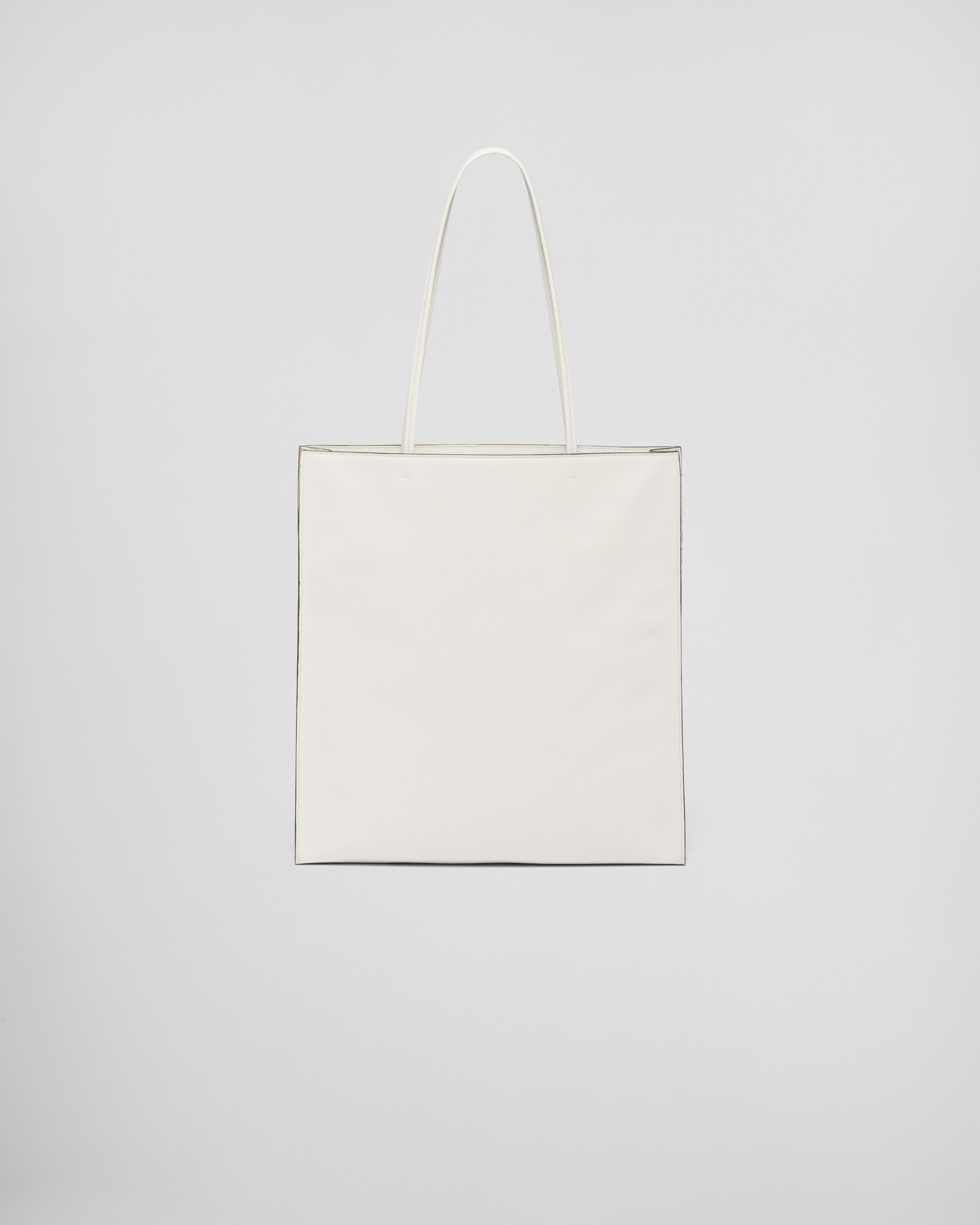 White Leather tote bag | Prada