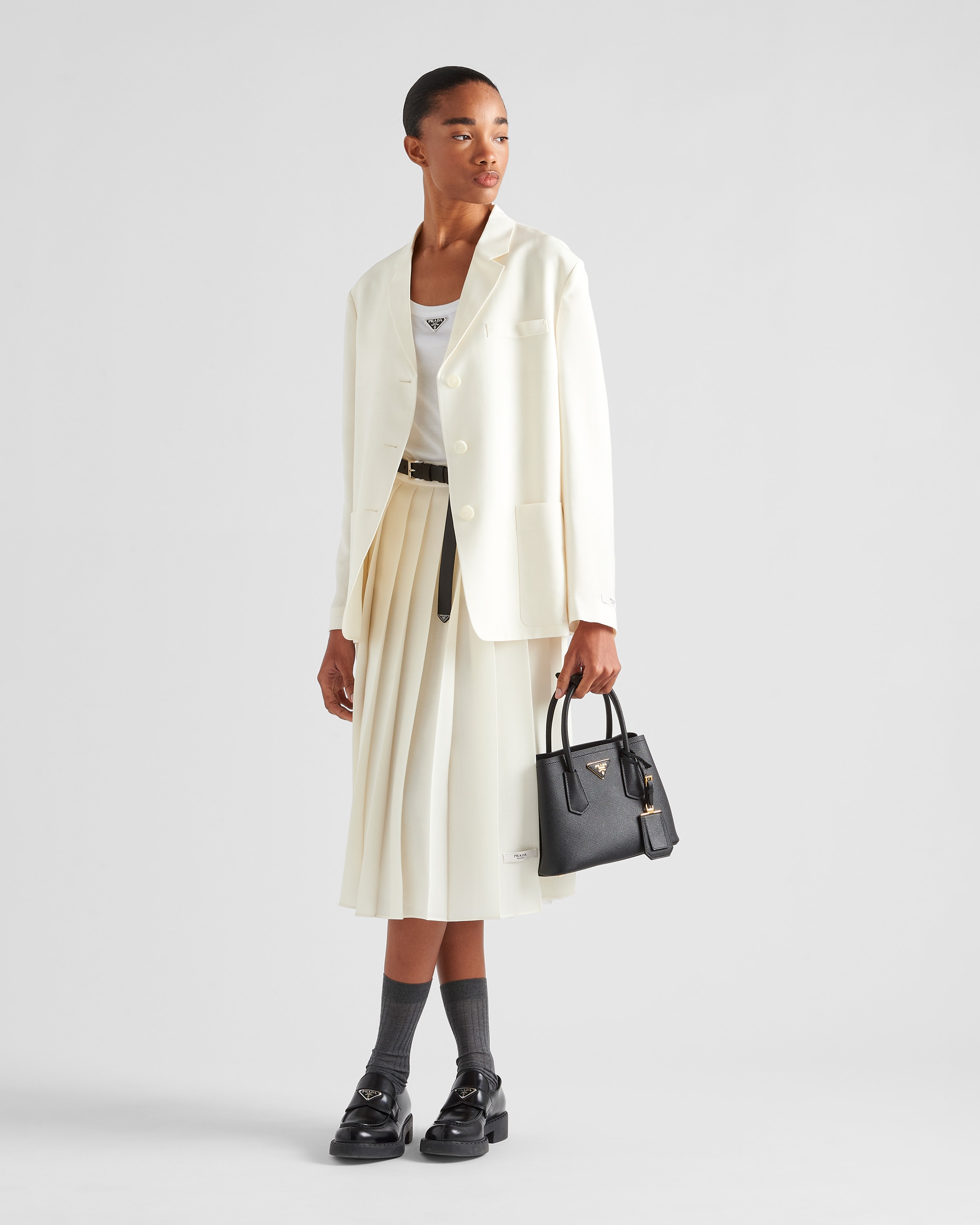 Prada large double bag store
