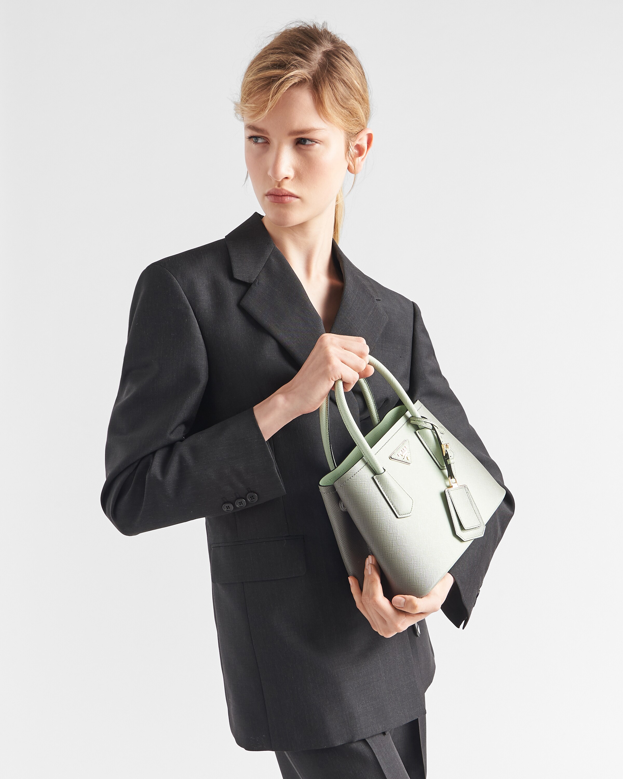 Prada Prada Double Saffiano leather mini\u002Dbag 9