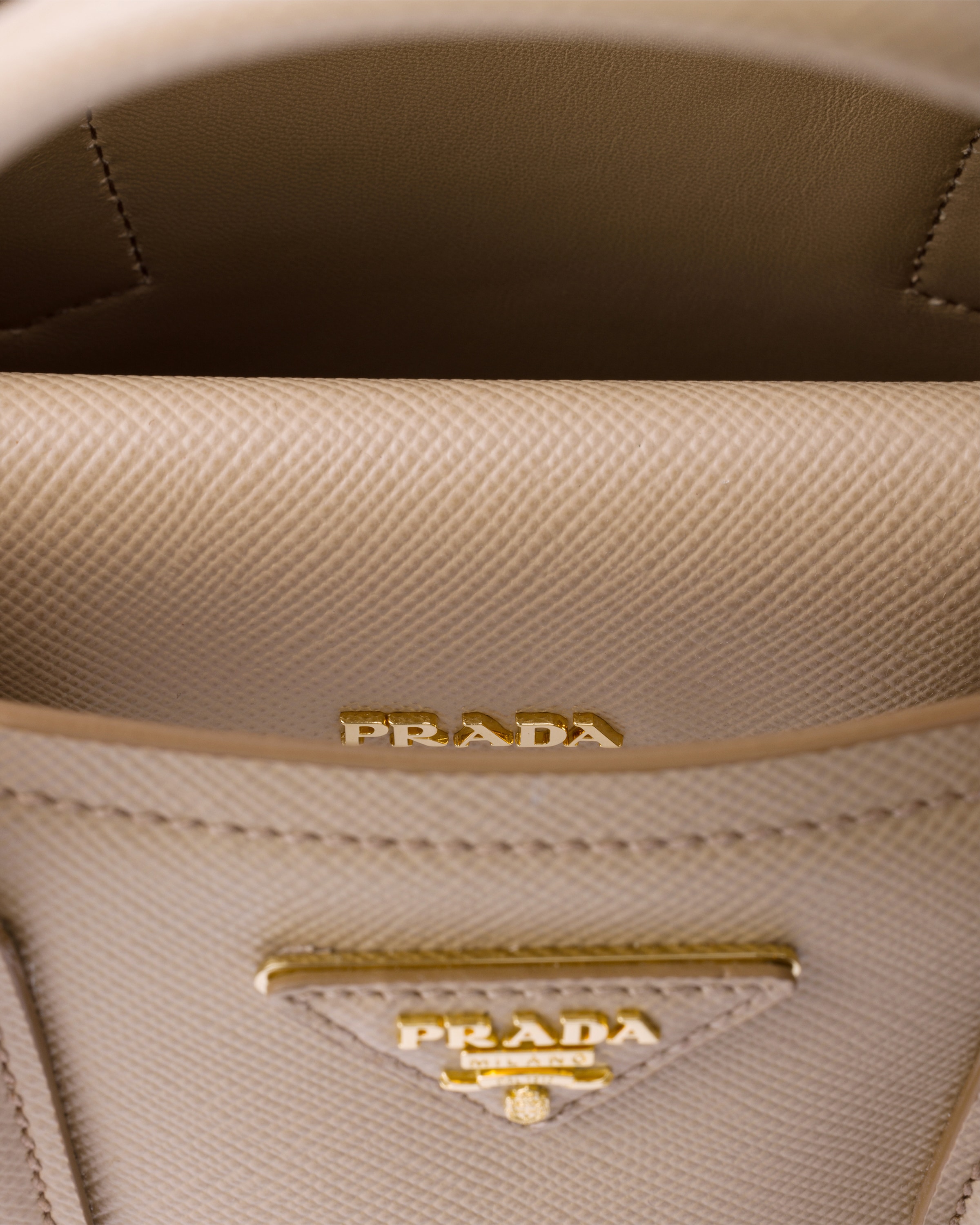 Prada Double small Saffiano leather bag