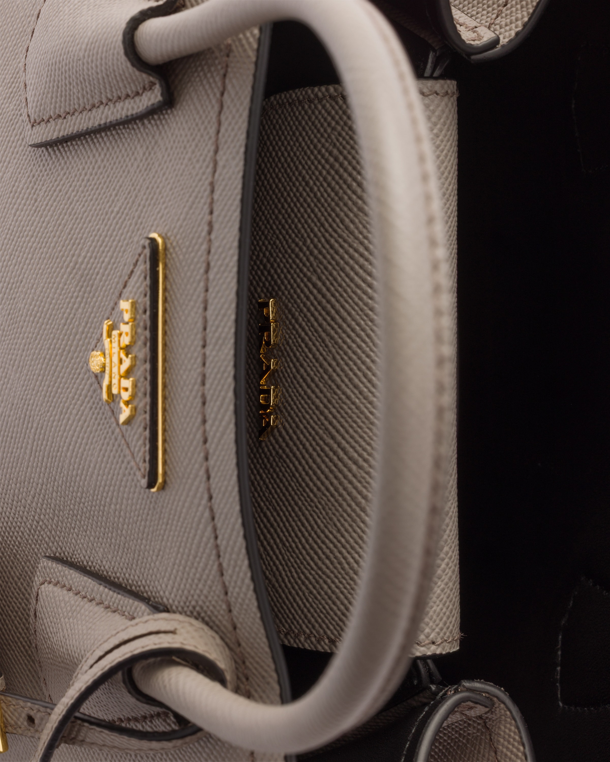 Prada Double small Saffiano leather bag