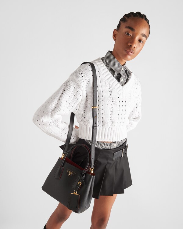 Prada Double small Saffiano leather bag Prada Double small Saffiano leather bag