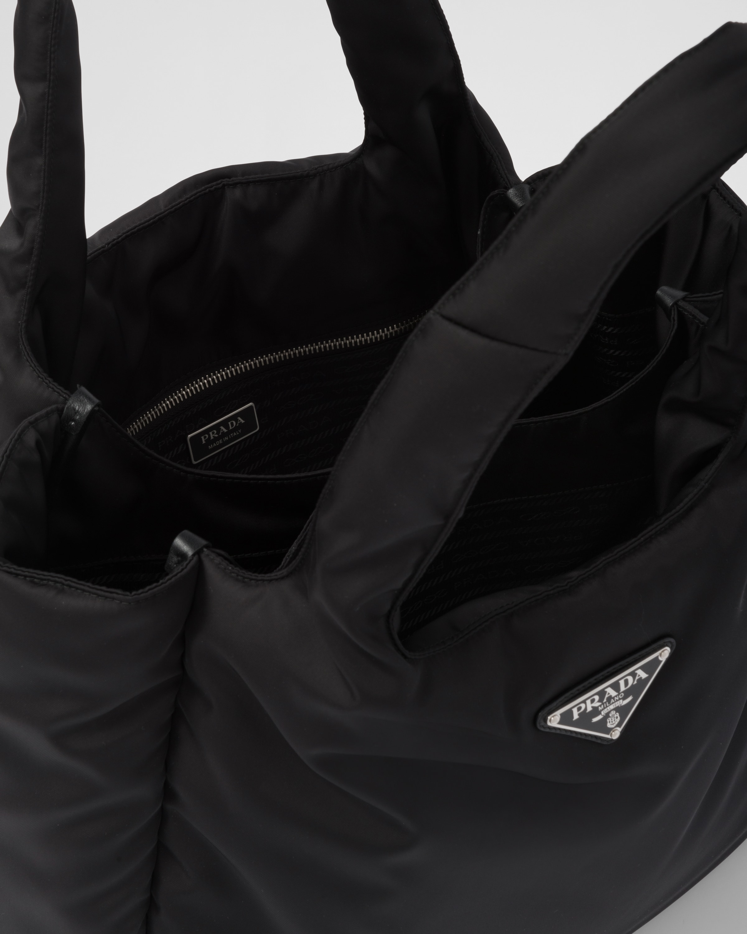 Prada padded nylon tote clearance