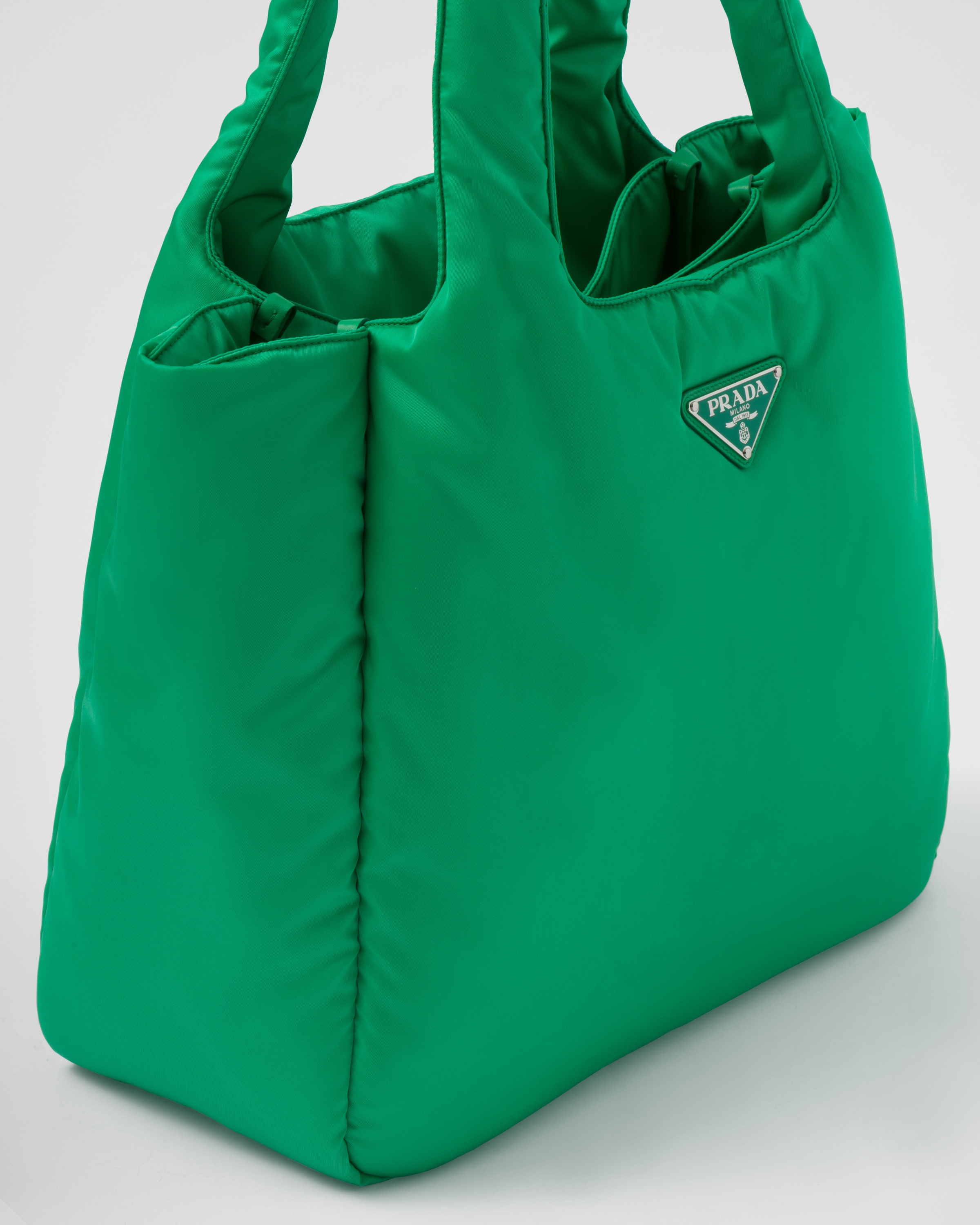 Prada green tote on sale