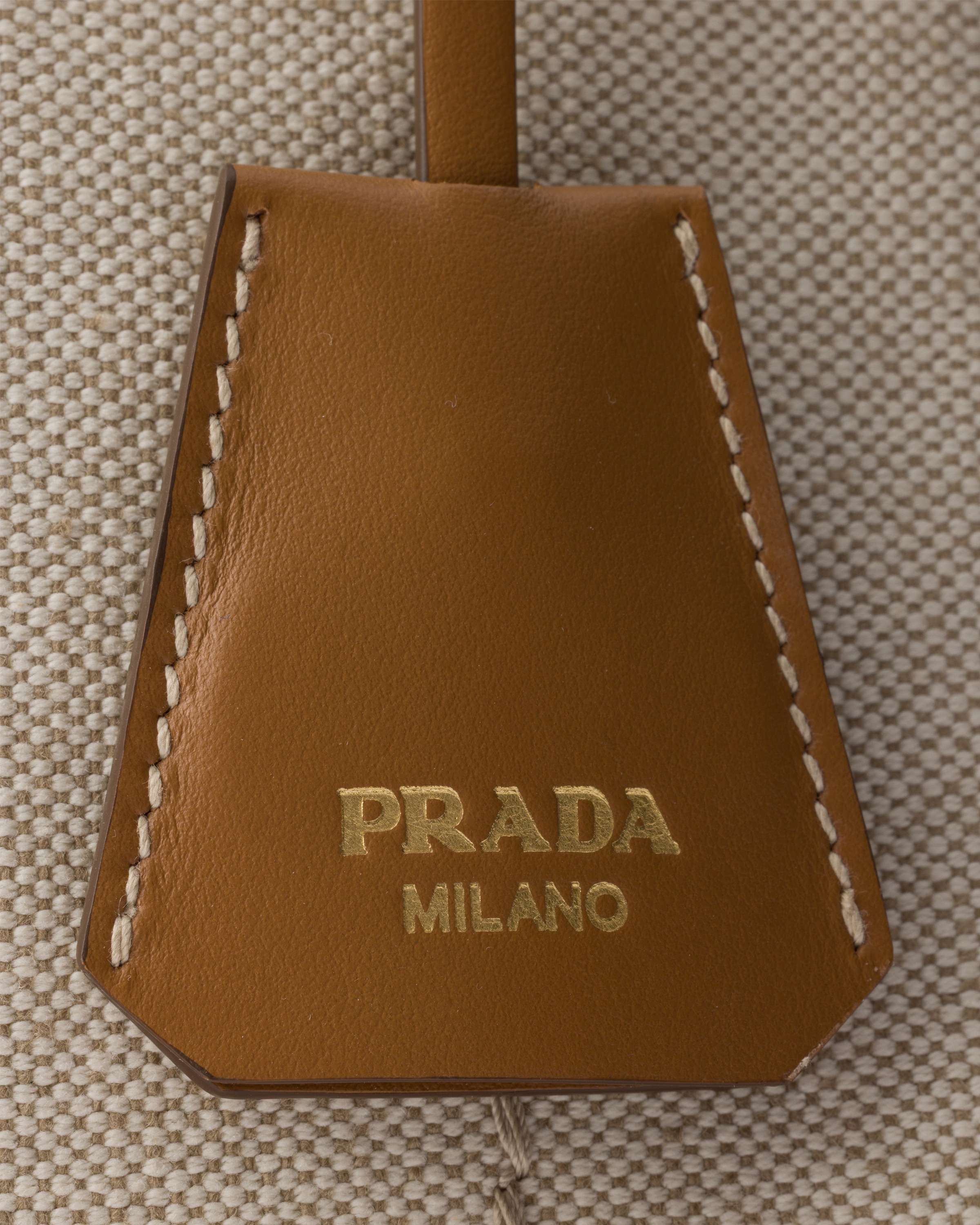 Natural Prada Jardinière small cotton canvas bag | PRADA - United