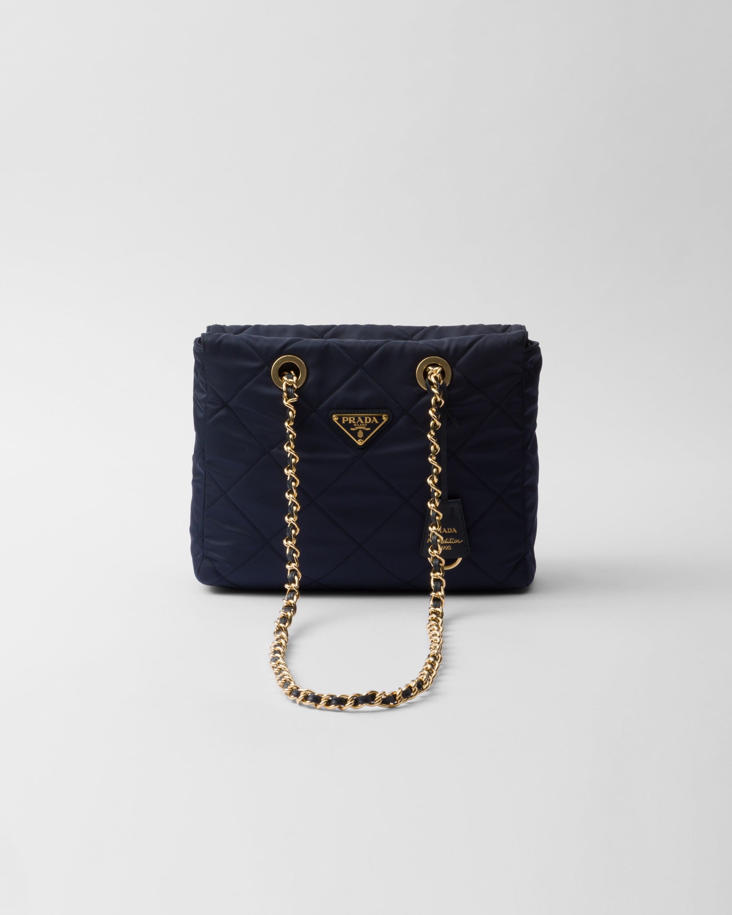 Prada Tote Bag Aus Re-nylon In Blue