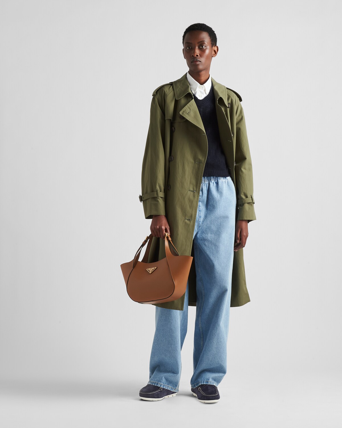 Prada Tote Bag Woman Camel main image 0