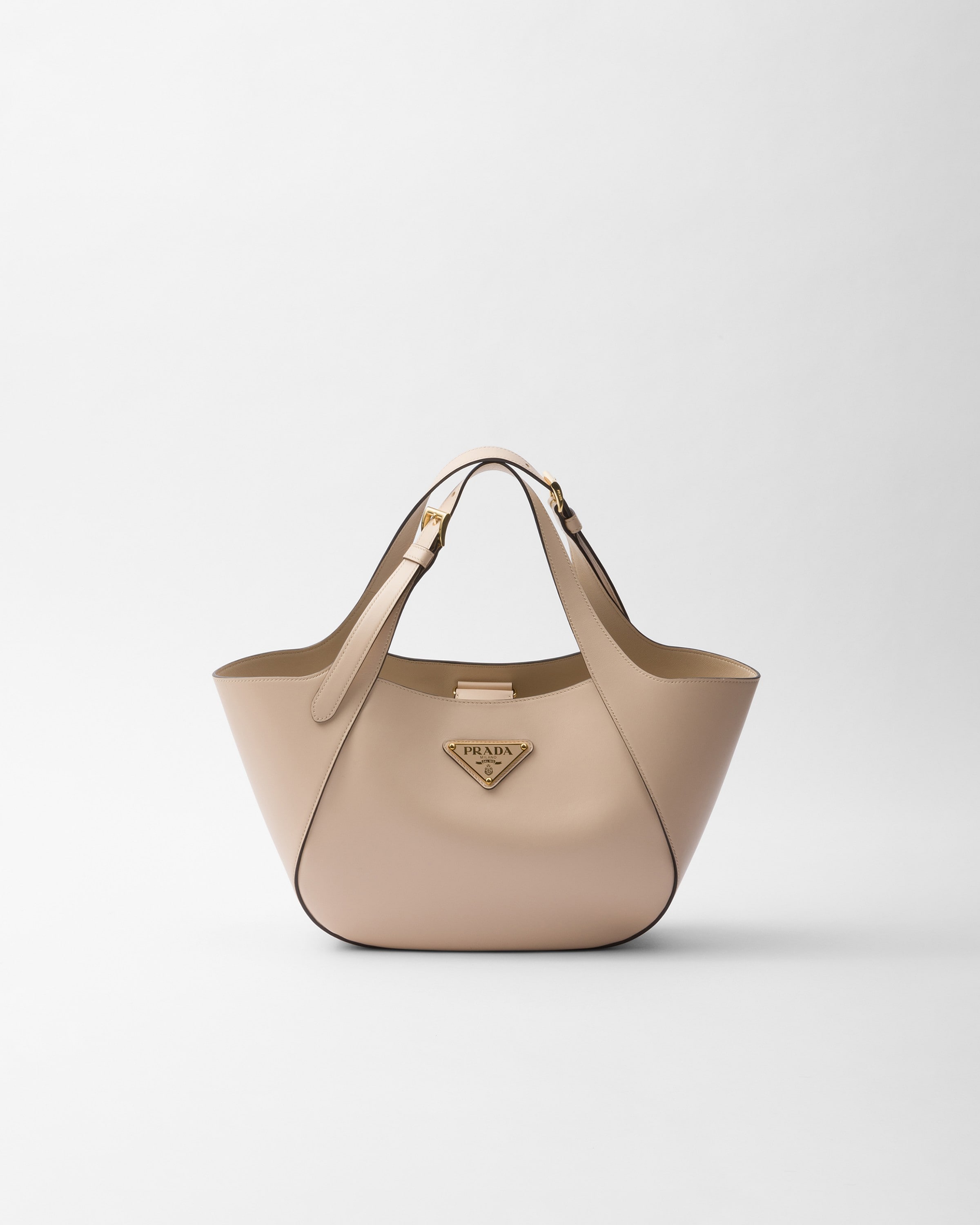 Leather tote bag prada clearance