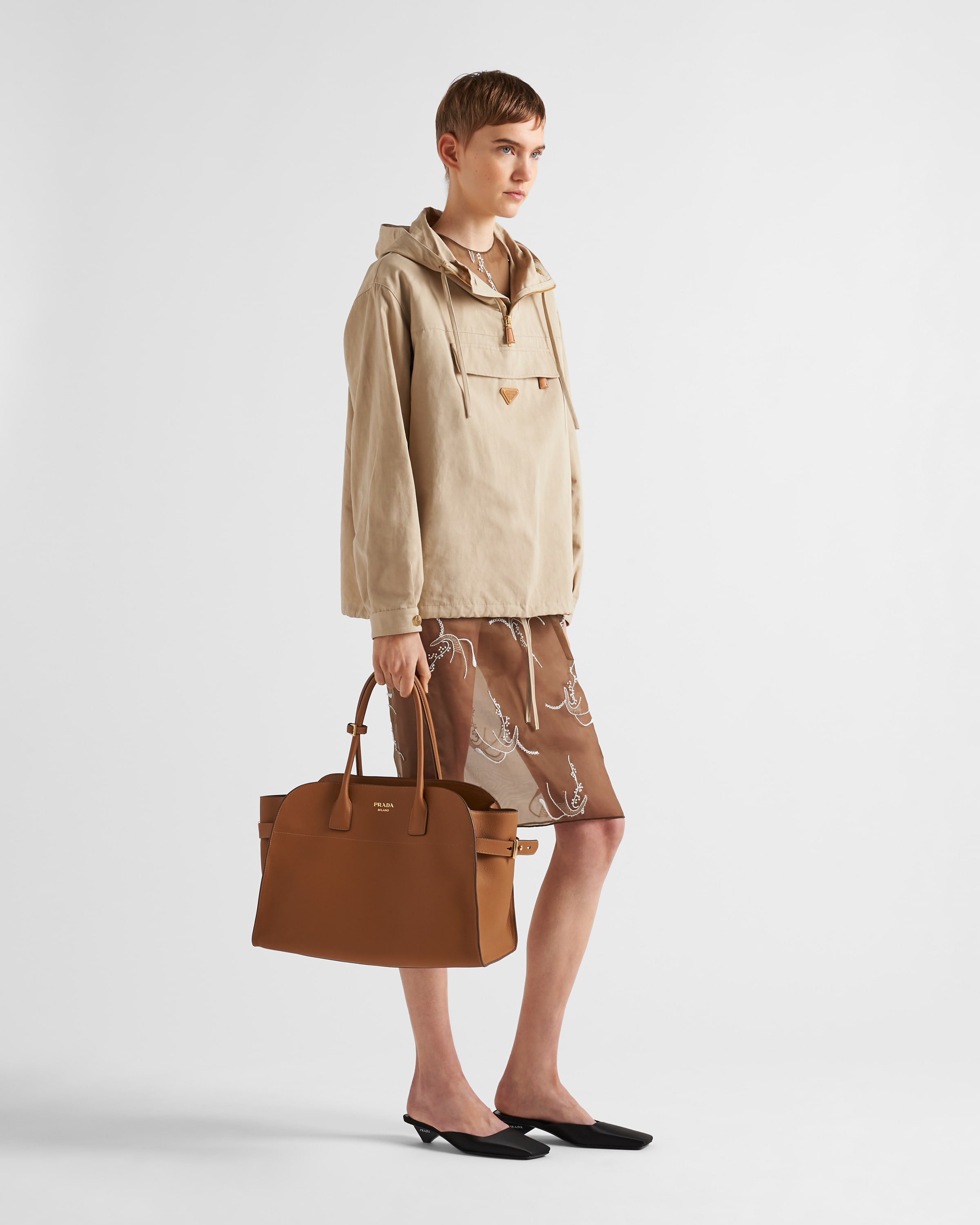 Prada two 2025 way tote bag