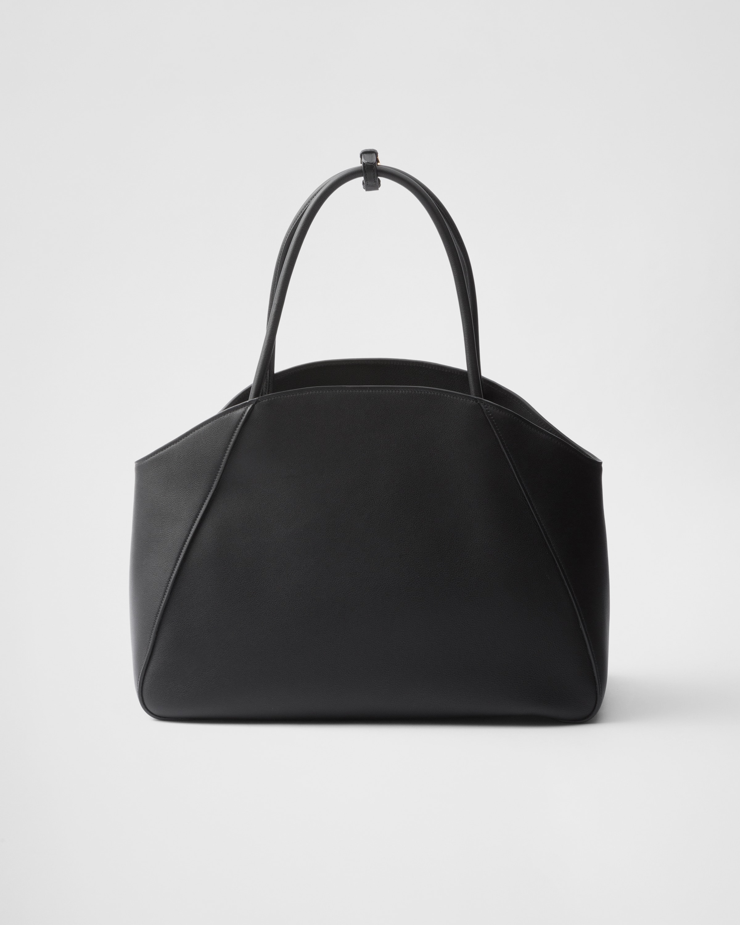 Prada large hot sale monochrome tote