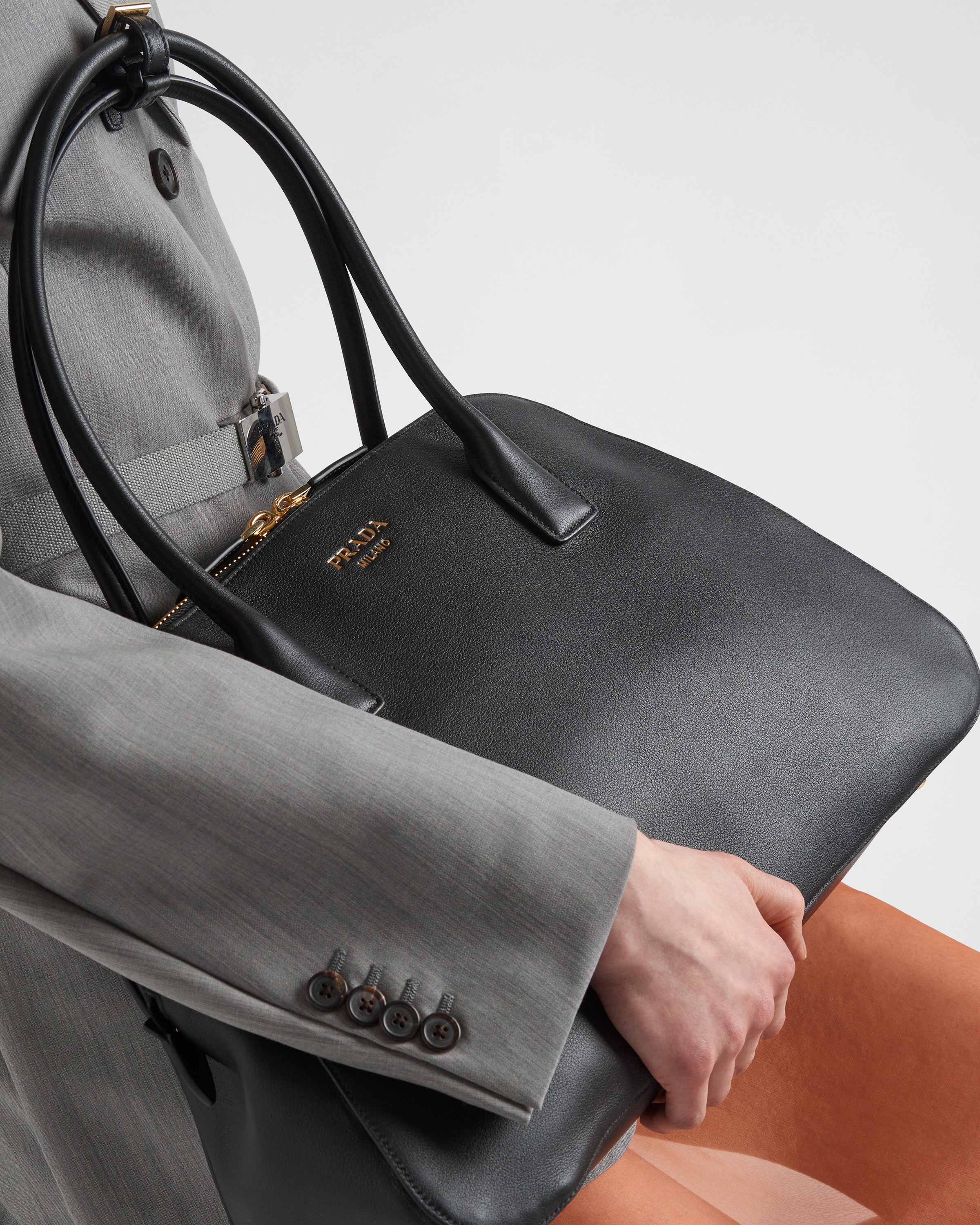 Prada bag zipper top