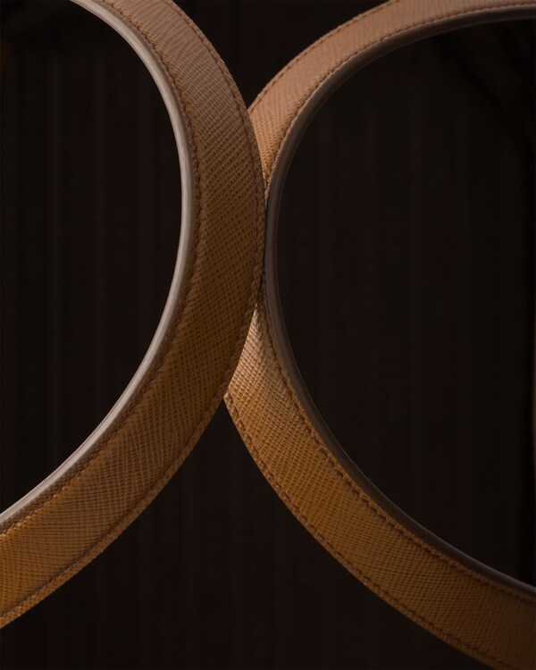 Prada Re-Edition 1978 large Re-Nylon and Saffiano leather tote bag - Brandy Prada Re-Edition 1978 large Re-Nylon and Saffiano leather tote bag - Brandy