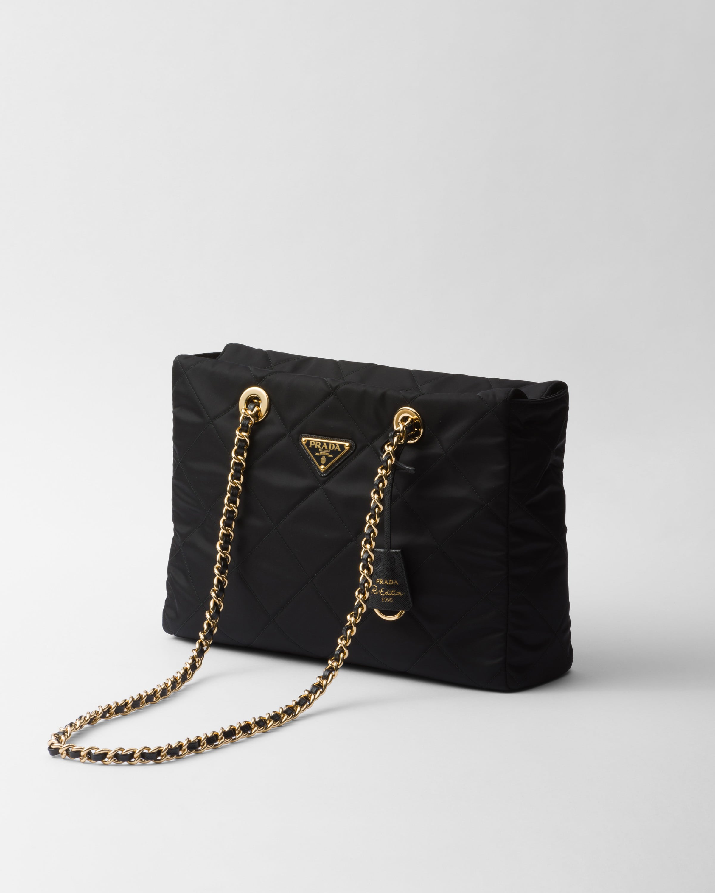 Prada chain bag black sale