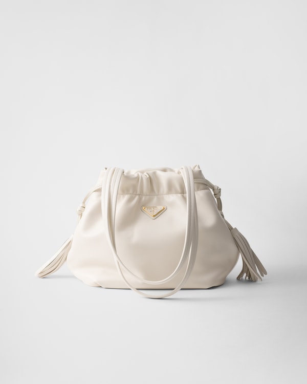 プラダ PRADA サフィアーノショルダーバッグ ホワイト レザー