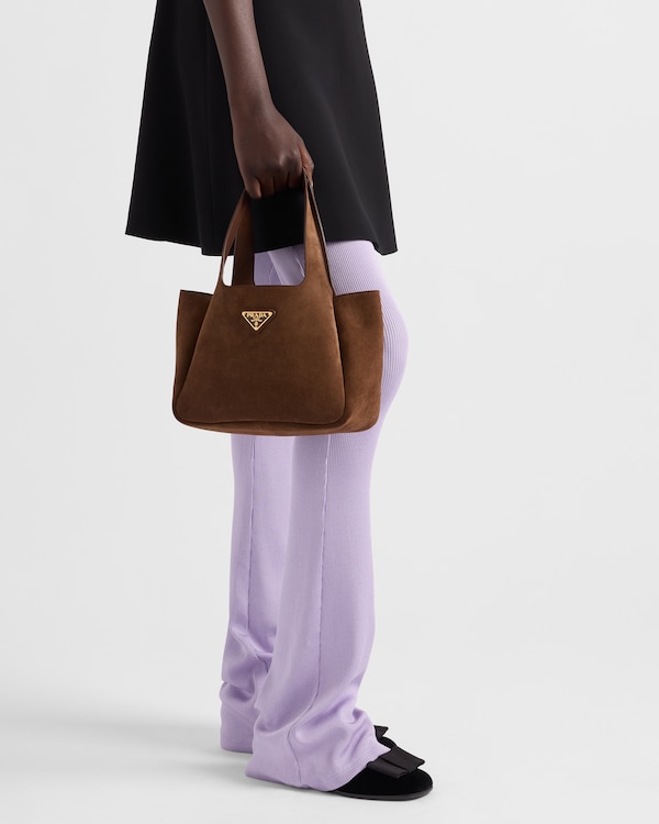 Mini suede shopping bag Mini suede shopping bag