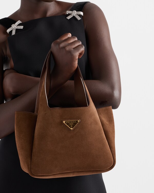 Mini suede shopping bag Mini suede shopping bag