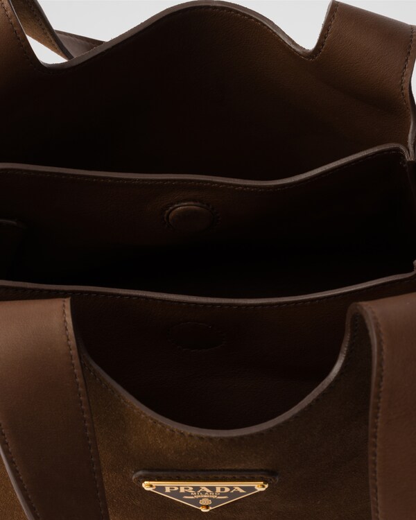 Mini suede shopping bag Mini suede shopping bag