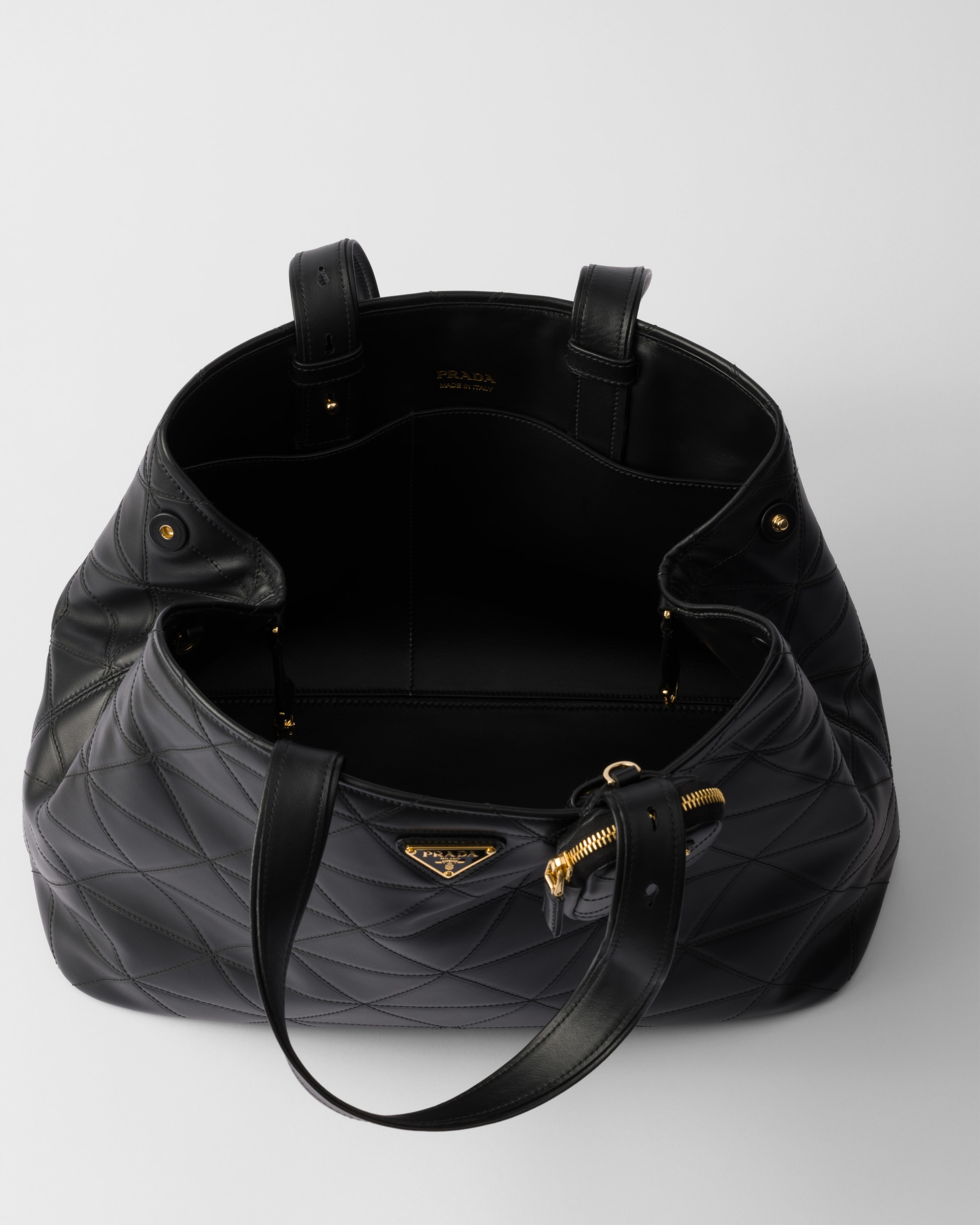 Prada quilted tote bag discount