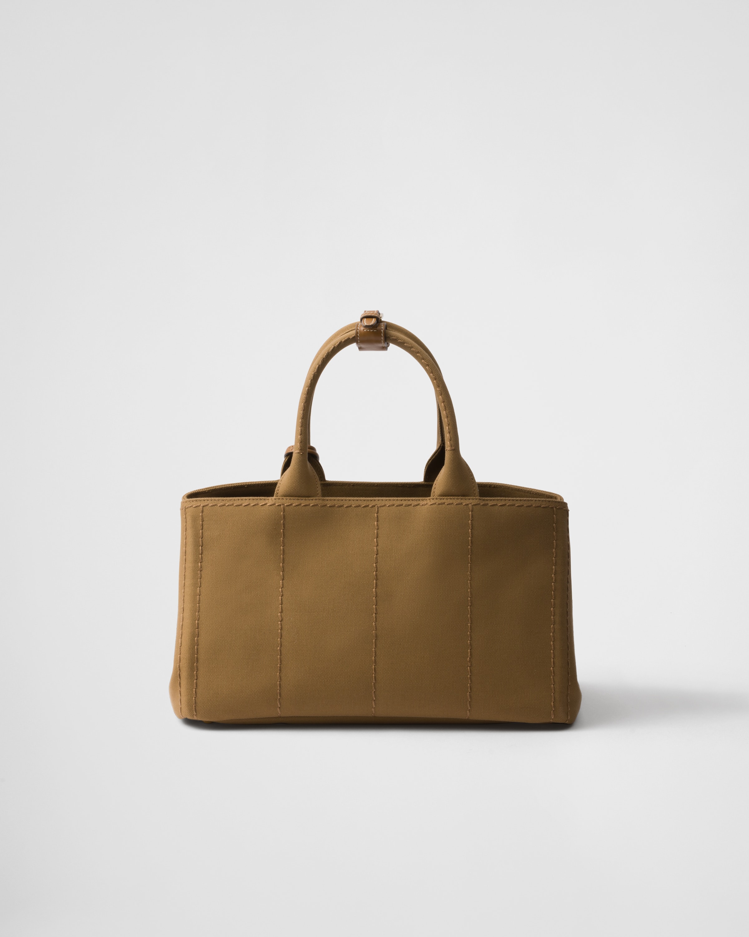 PRADA プラダ ラージ コットンキャンバス ハンドバッグ 1BG554 PRADA】ラージ コットンキャンバス ハンドバッグ 軽量 ロゴ