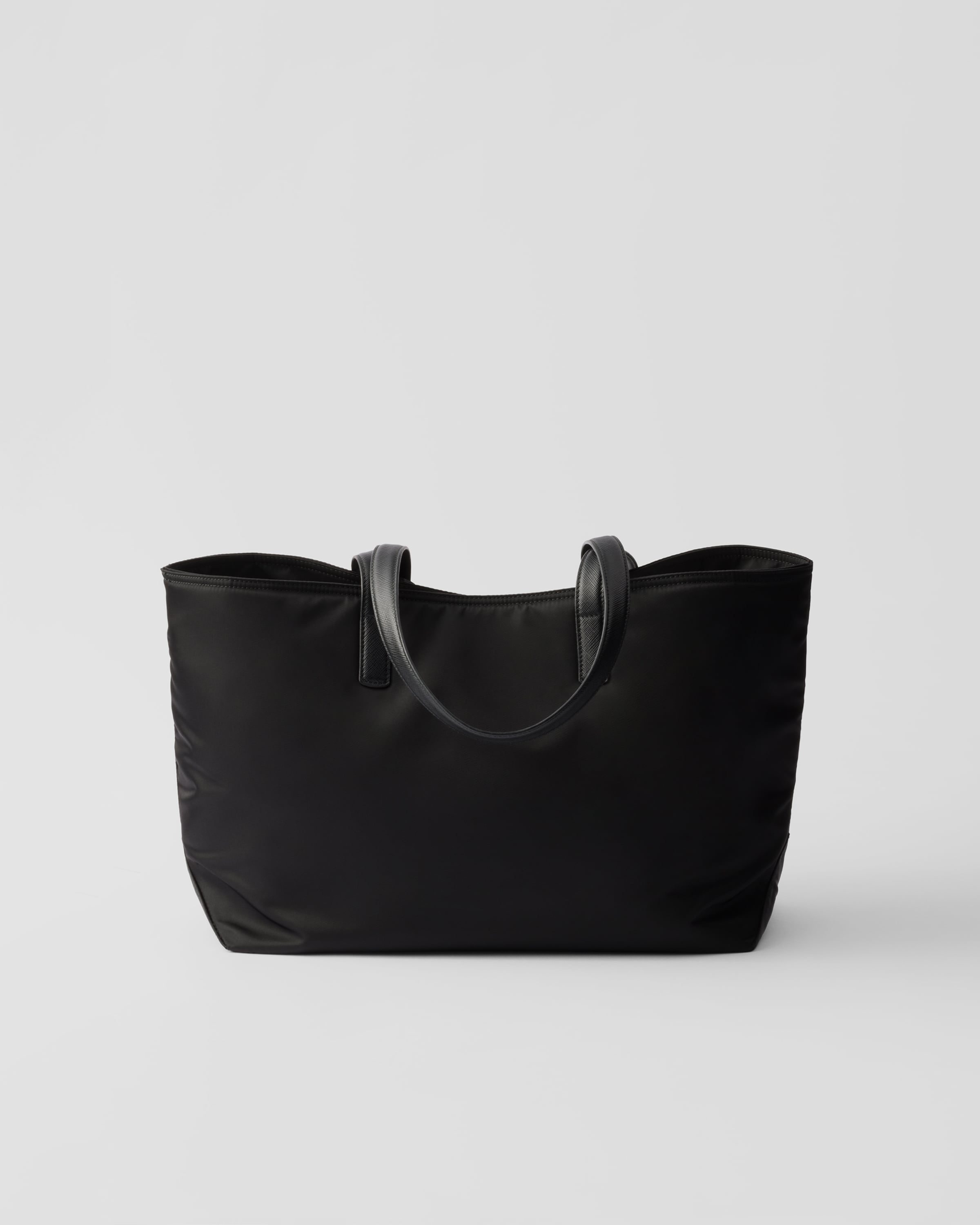 PRADA PRADA RE-EDITION 1978 MEDIUM RE-NYLON AND SAFFIANO LEATHER TOTE BAG