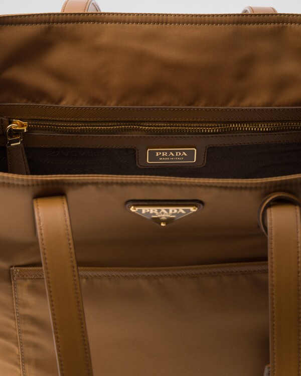 Prada Re-Edition 1978 medium Re-Nylon and Saffiano leather tote bag Prada Re-Edition 1978 medium Re-Nylon and Saffiano leather tote bag