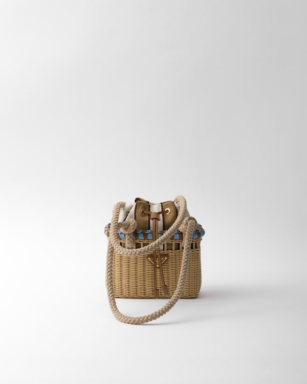 Amber Saffiano leather mini-bag | PRADA