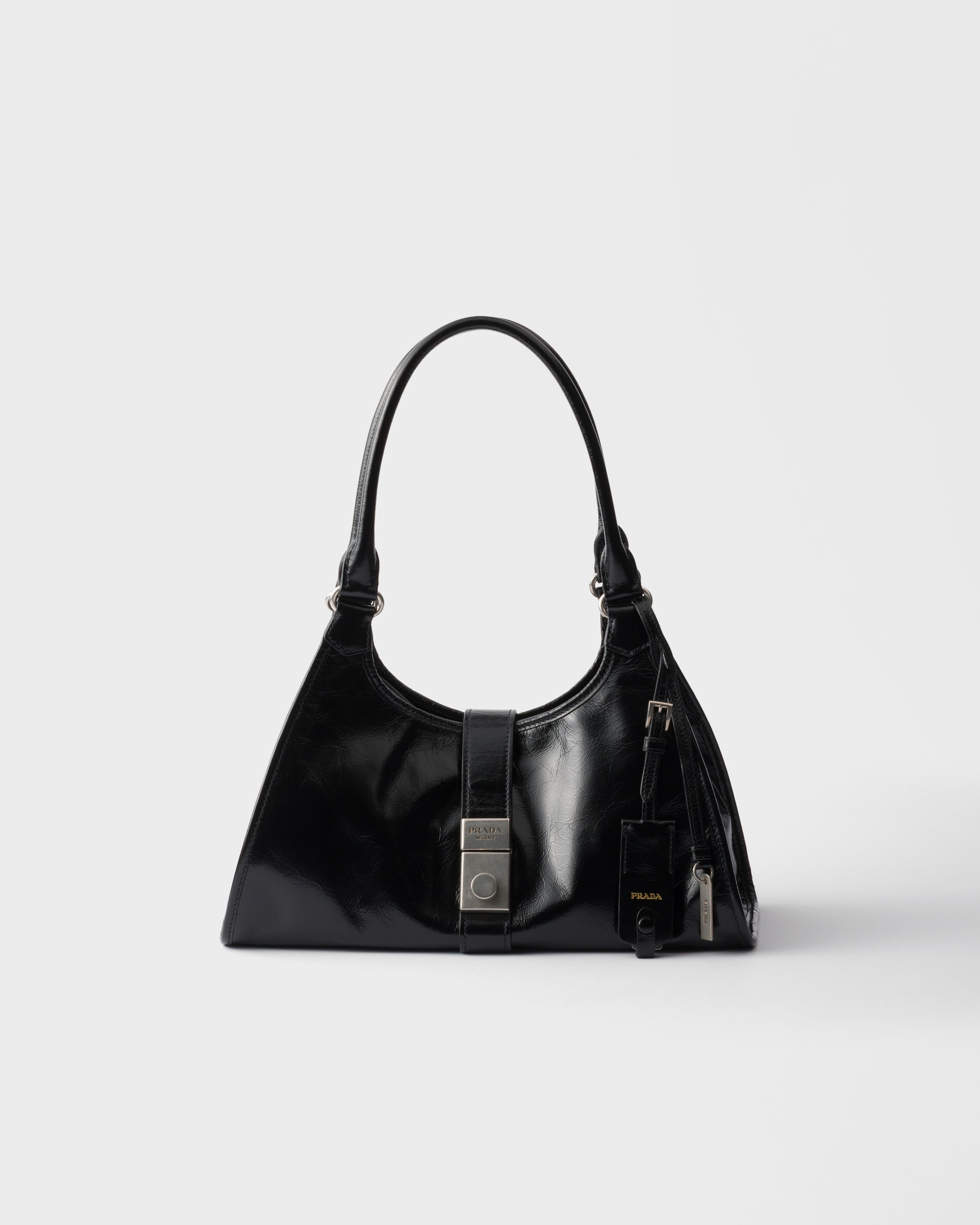 Medium leather tote bag
