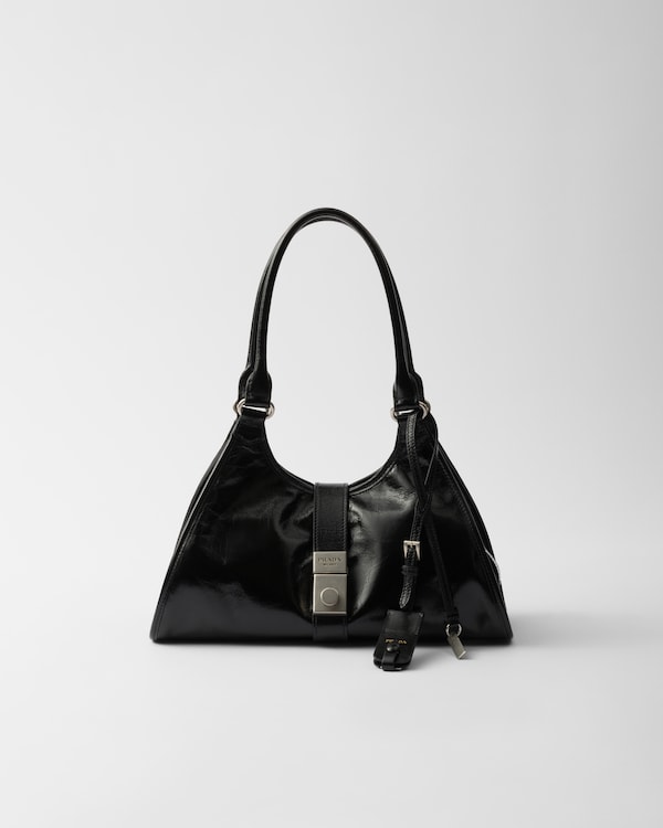 美品 PRADA プラダ レザー スニーカー ビブラム別注ソール 厚底