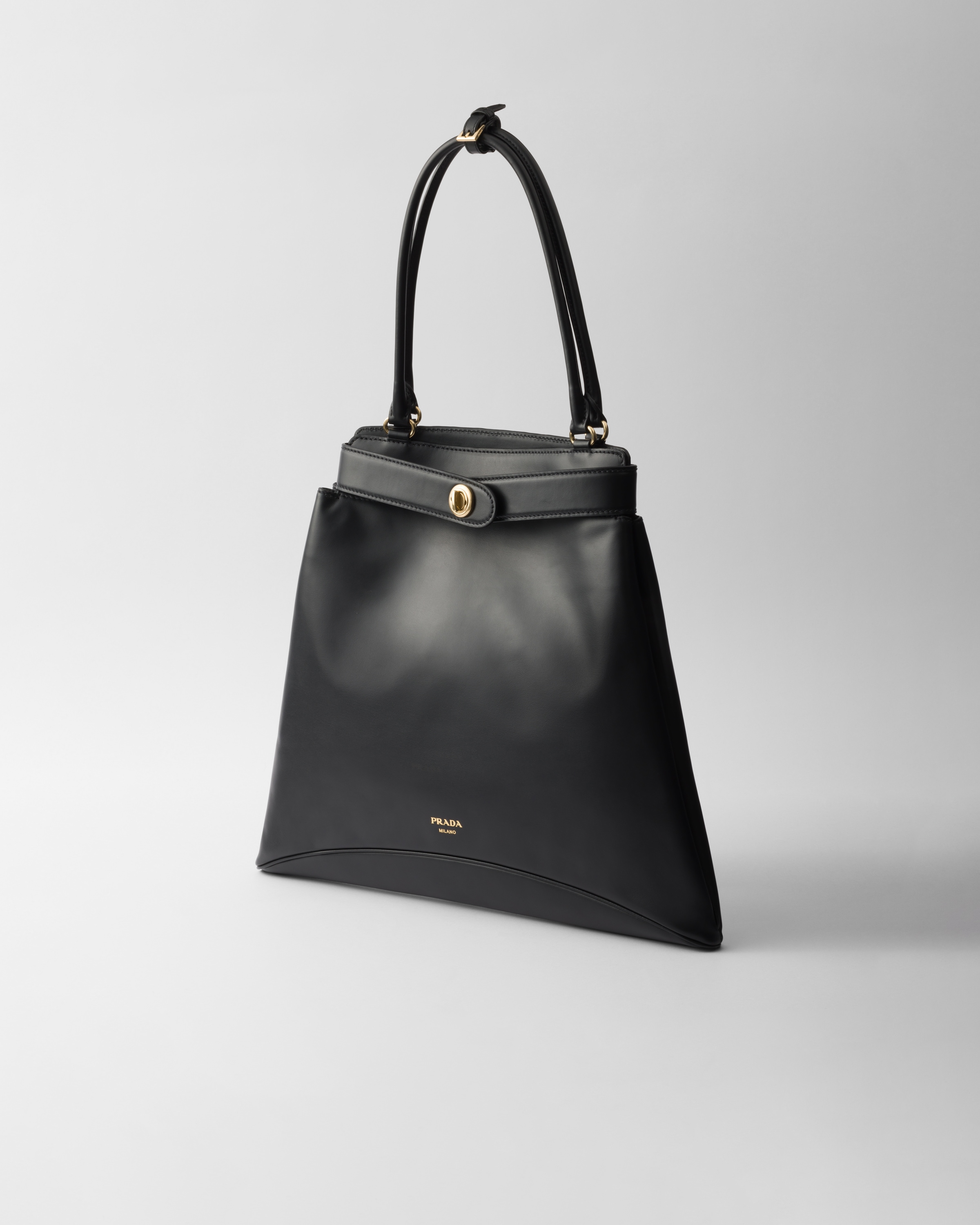 PRADA エチュード レザーバッグ ミディアム 2025SS ピンク PRADA エチュード レザーバッグ ミディアム 2025SS 黒 (PRADA