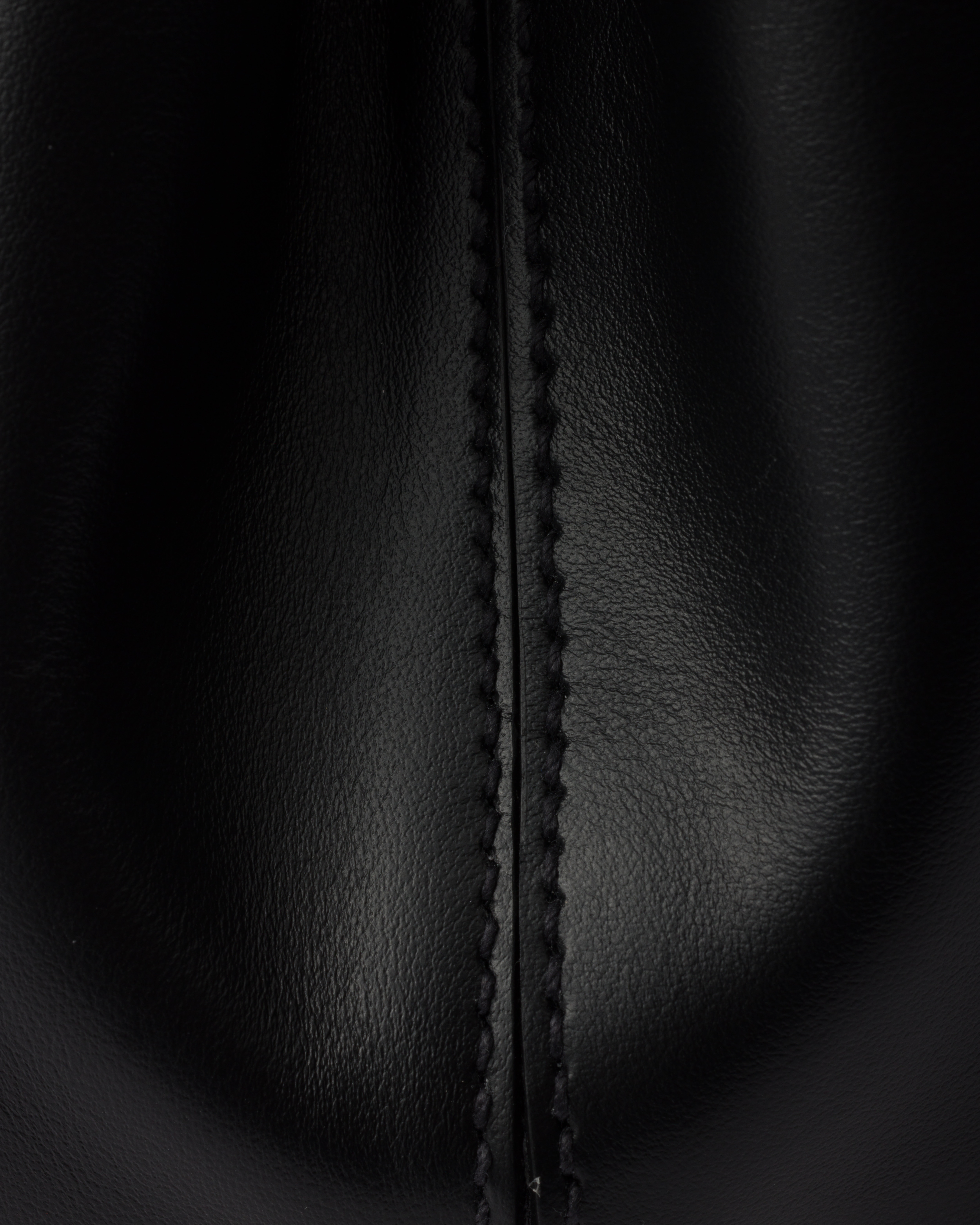 Black Medium leather tote bag | PRADA