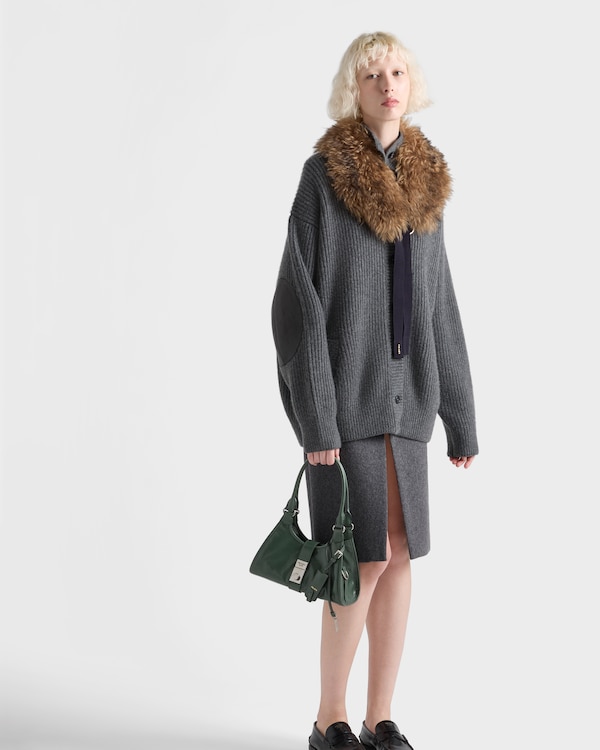 Bolso tote pequeño de piel - Salvia Bolso tote pequeño de piel - Salvia