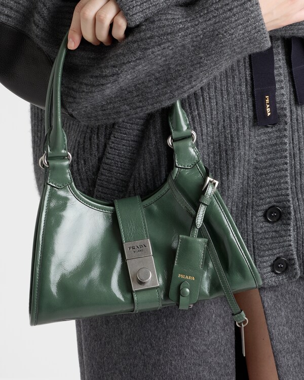 Bolso tote pequeño de piel - Salvia Bolso tote pequeño de piel - Salvia