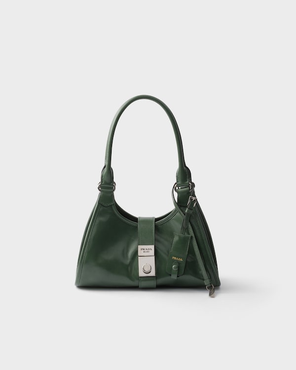 ショルダーバッグ・ポシェット Prada Green Leather Shoulder Bag Prada Small Leather Shoulder Bag - Green | Editorialist