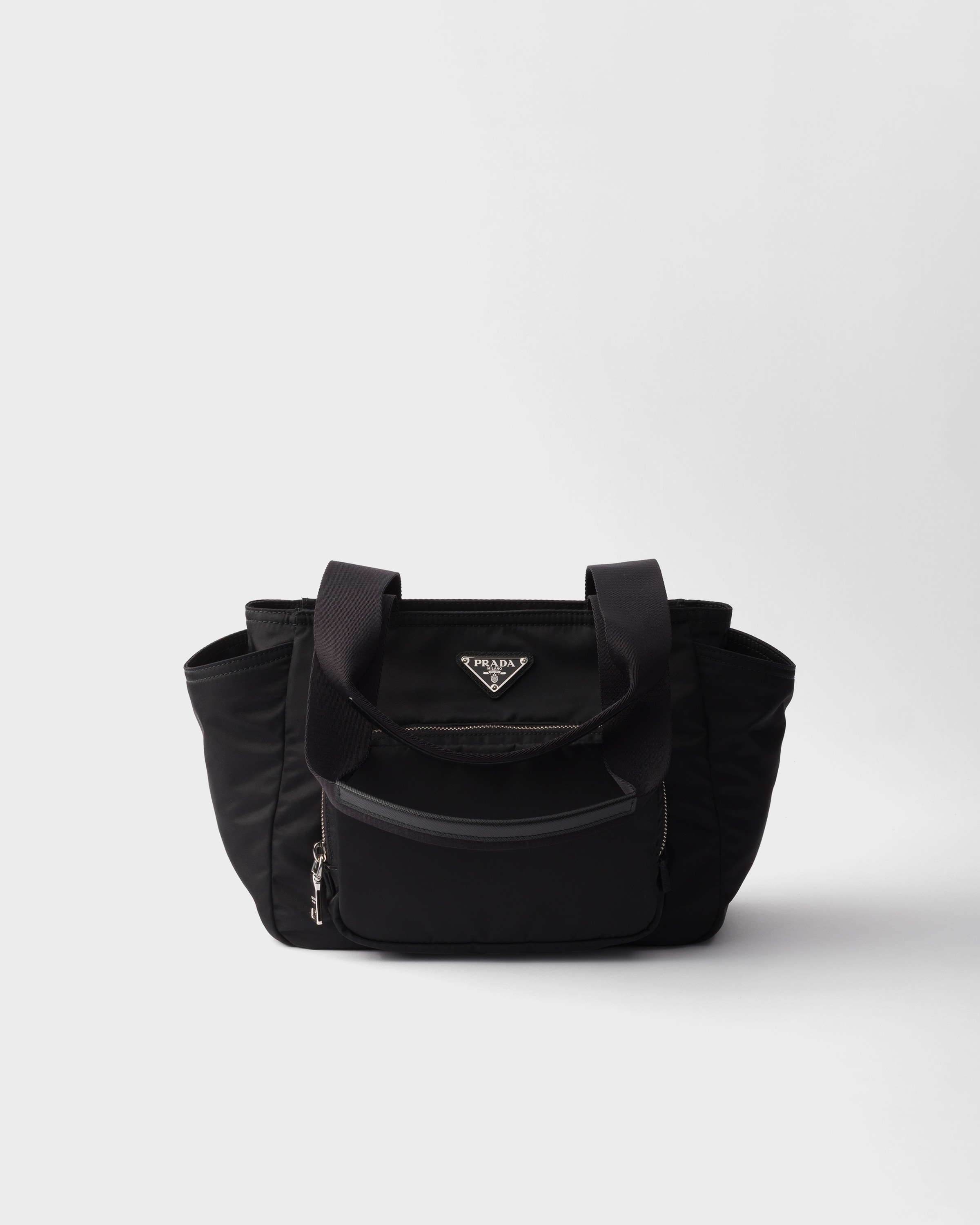 Prada Sac Cabas En Re-nylon, Femme, Noir