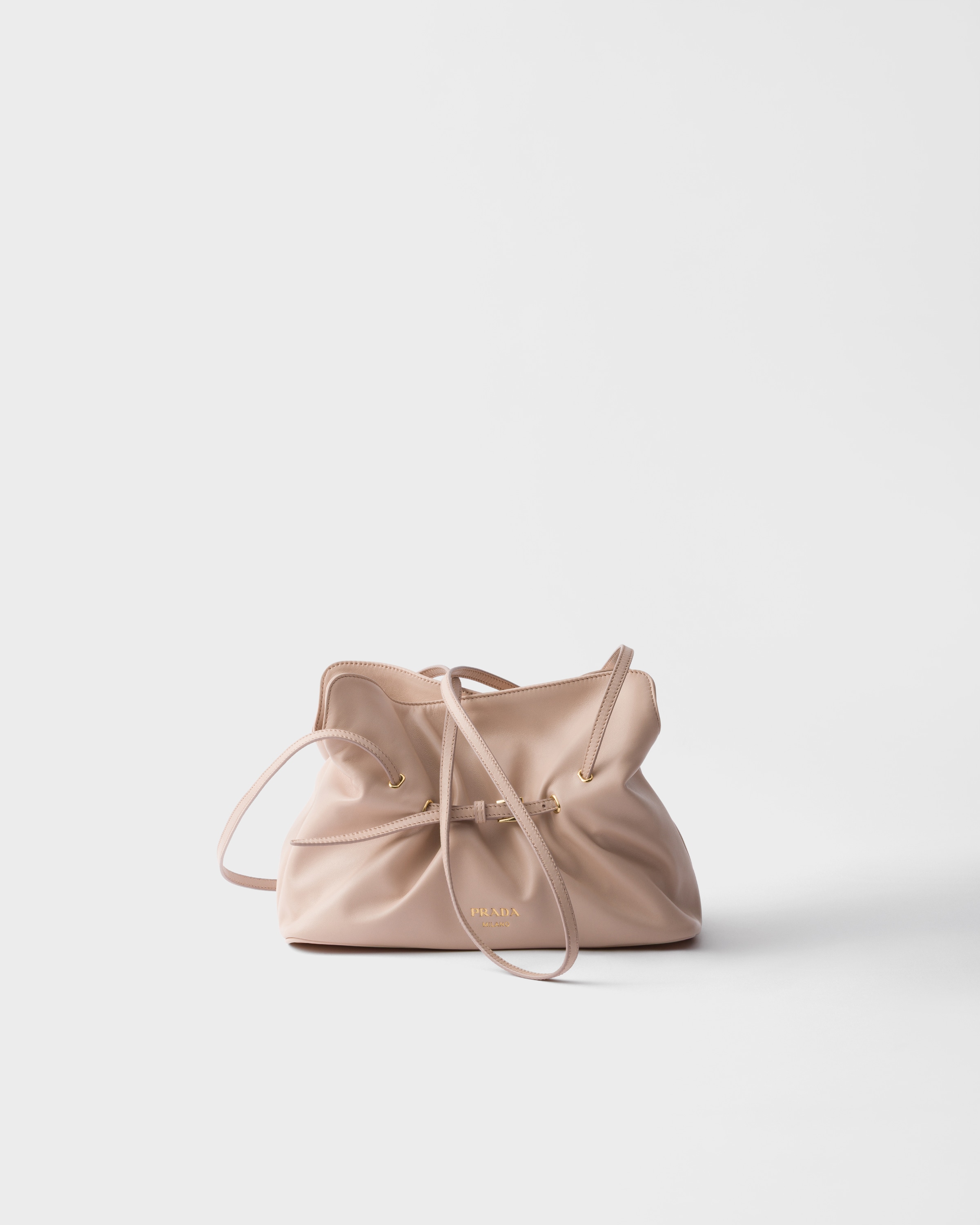Prada Small  Dada Nappa Leather Bag In Pink